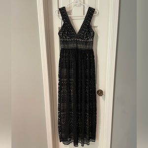 Nicole Miller black formal dress